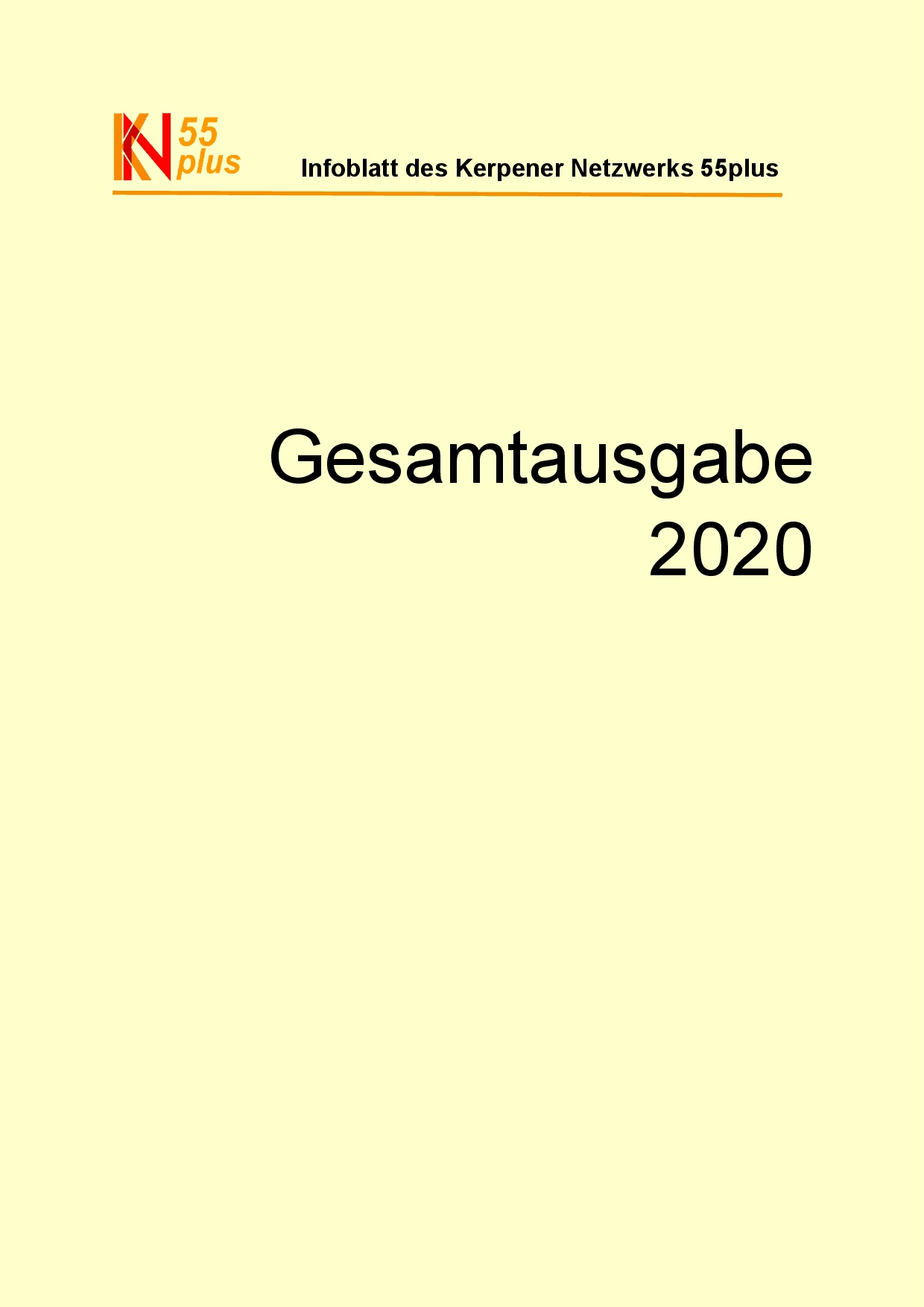 Gesamtausgabe 2020